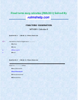 MTH301-Finalterm-Solved-MCQs-with-Reference .pdf